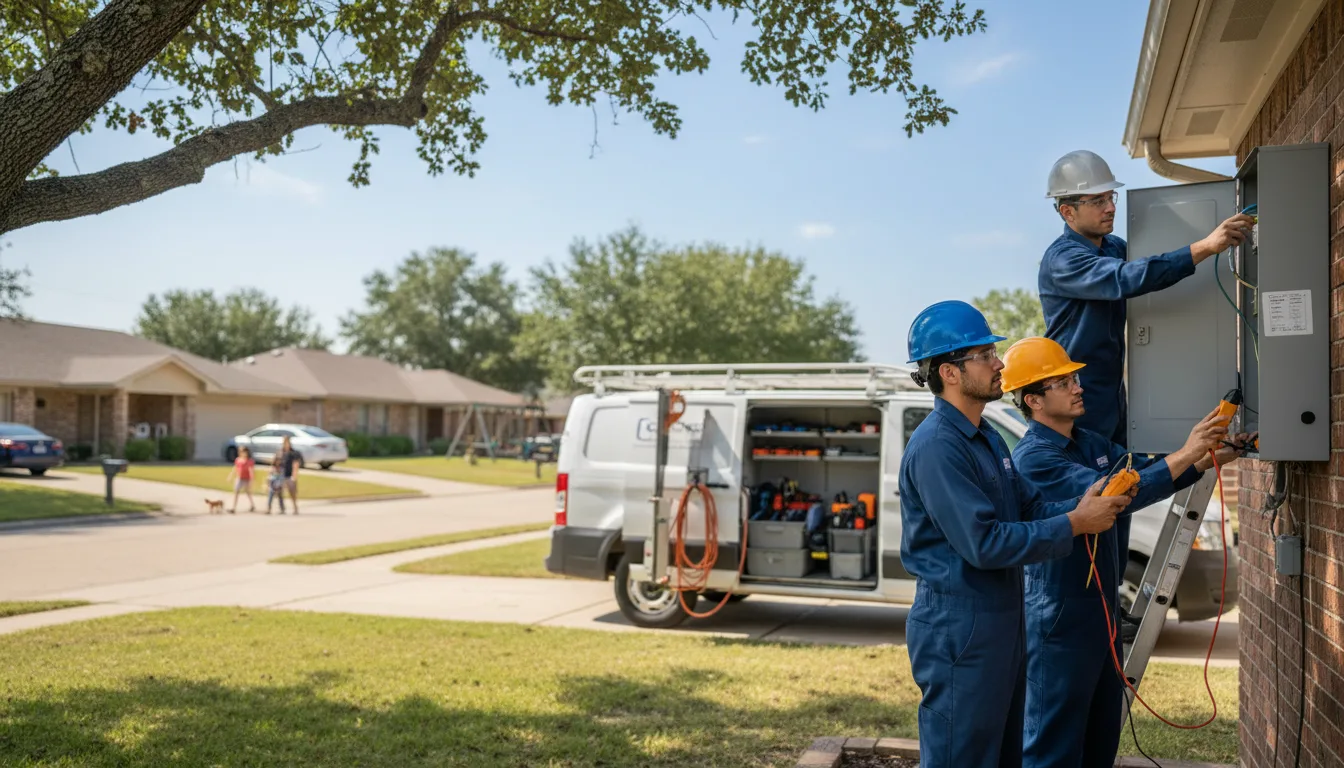 Certified electrician providing emergency electrical services in Wilson, WI